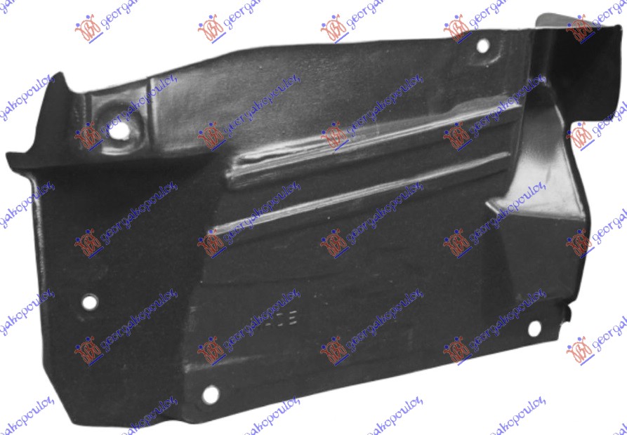 Scut motor față vertical din plastic