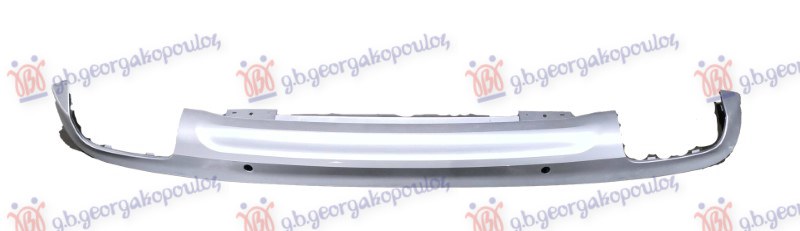 Spoiler bară spate argintiu (cu 2 PDC)