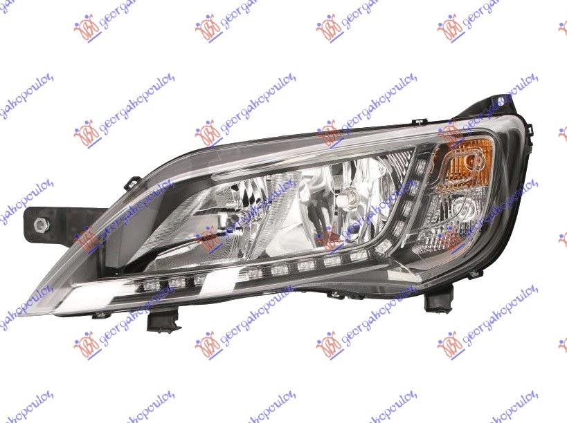 Far electric cu DRL LED (TYC), poza 1 din 2