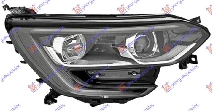 Far electric (H7/H7) negru cu LED DRL (TURKEY)