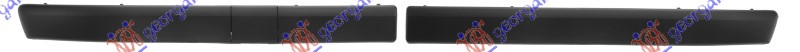 Capac plastic bară față (set)