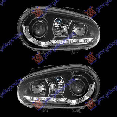 Set faruri negru tip A5