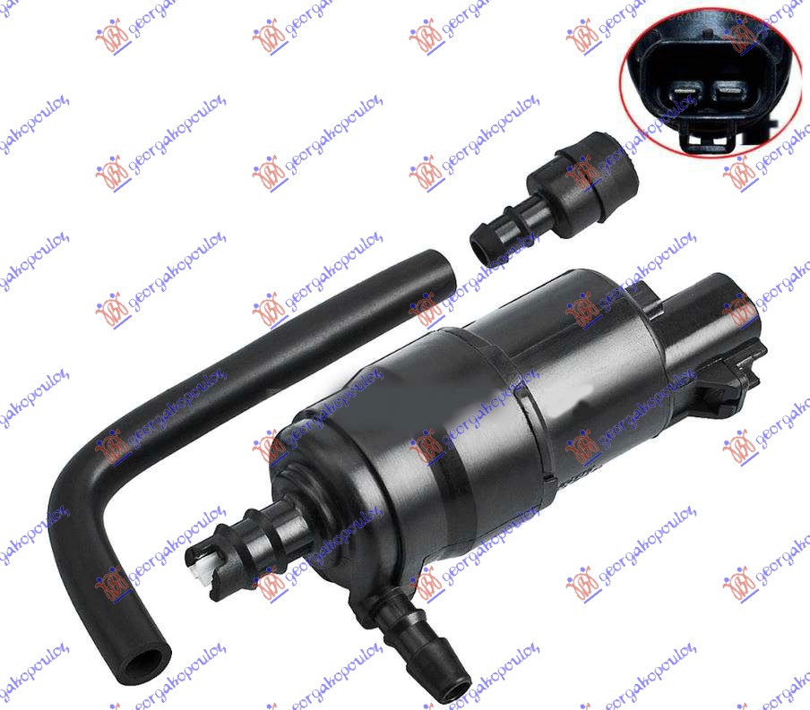 Motor pentru spălător far