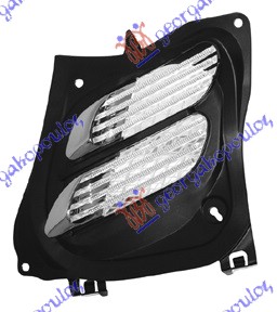 Conductă aer capotă motor tip LED (transparent)