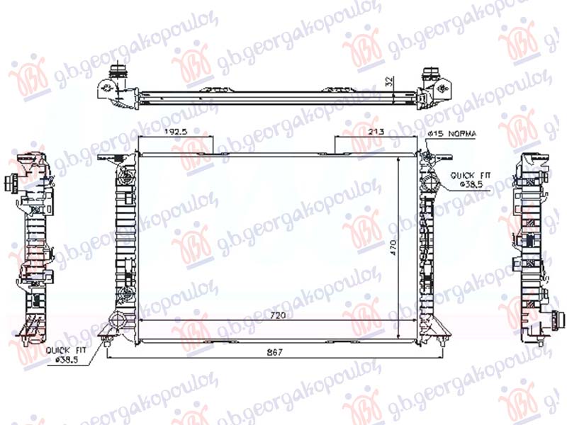 Radiator 4.2 benzină (RS) (720x470)