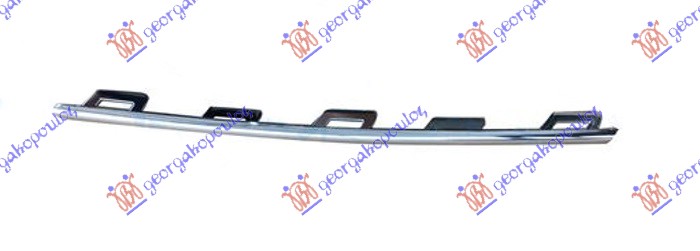 Bandă ornamentală bară față laterală cromată (R-LINE)