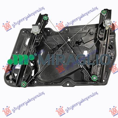 Macara geam față 3/5D confort (fără motor) (cu panou) (calitate A)