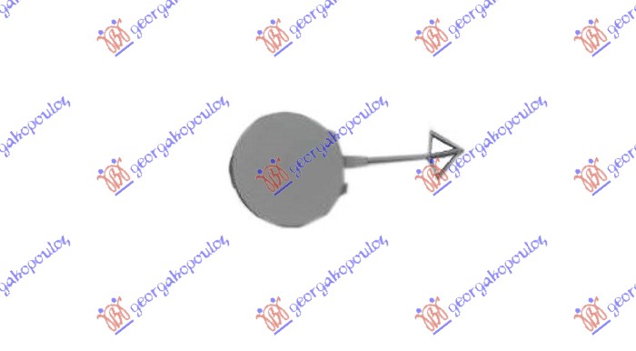 Capac cârlig remorcare spate 2009-