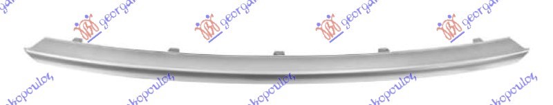 Bandă ornamentală grilaj lateral bară față (argintiu) supercharge 2009-