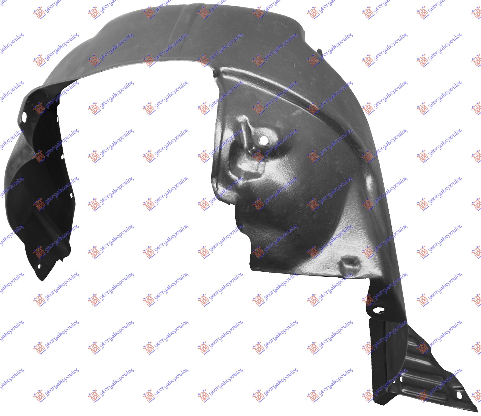 Carenaj aripă interior plastic față