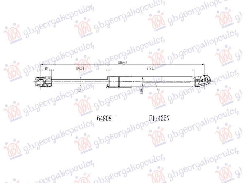 Amortizor haion (510L-435N)