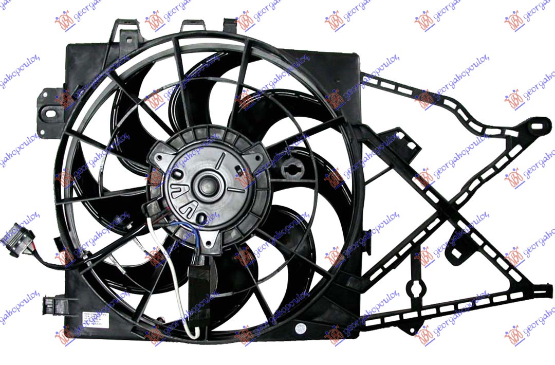 Electroventilator benzină - 2.0DTI (+A/C)