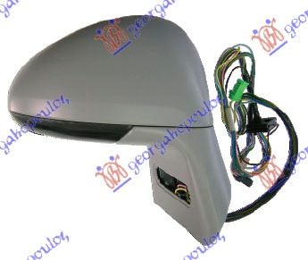 Oglindă electrică încălzită grunduită (cu senzor) (calitate A) (sticlă convexă)