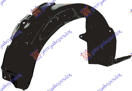 Carenaj aripă spate plastic interior